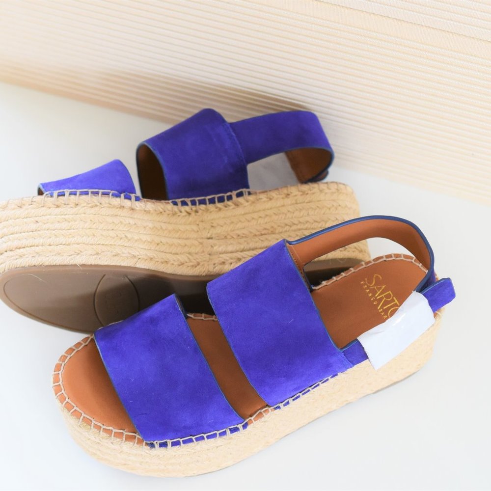 NWB Franco Sarto Mariana Wedge Epsadrille Shoe - Picture 7 of 8